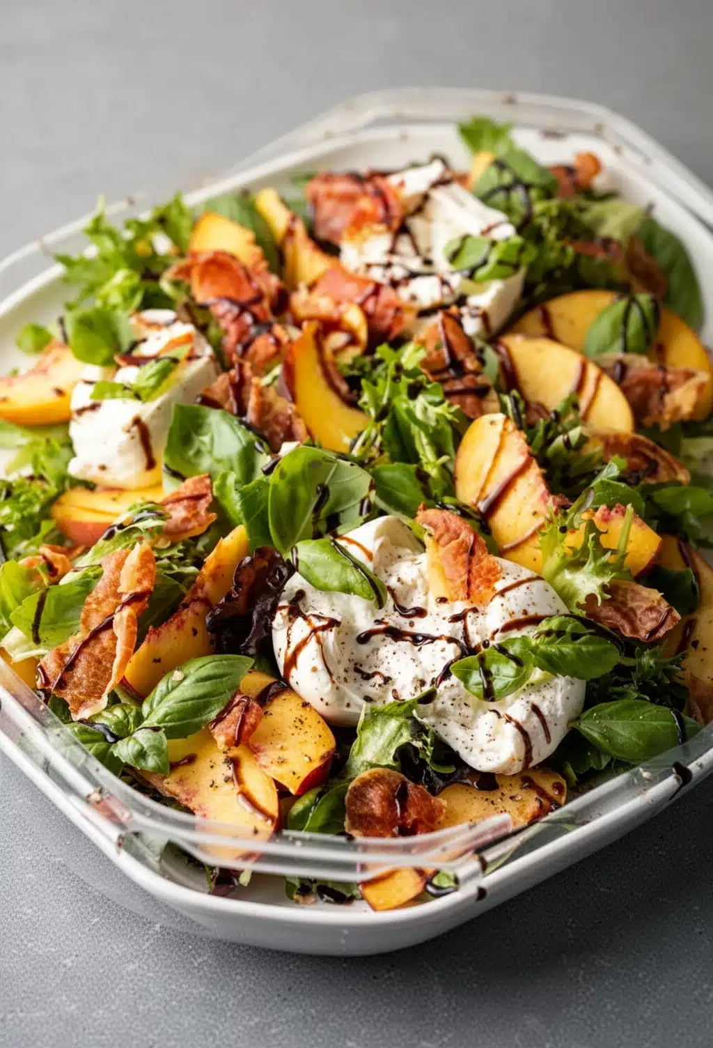 Peach Burrata Caprese Salad: A Delightfully Fresh Treat