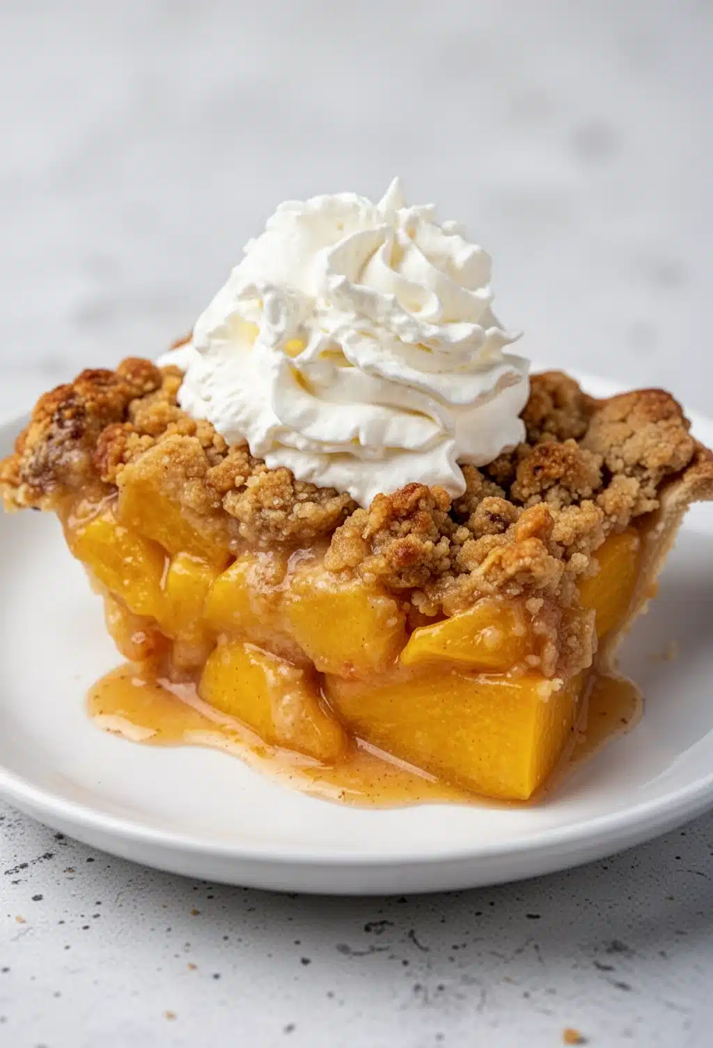 Delightful Peach Crumb Pie for Sweet Moments