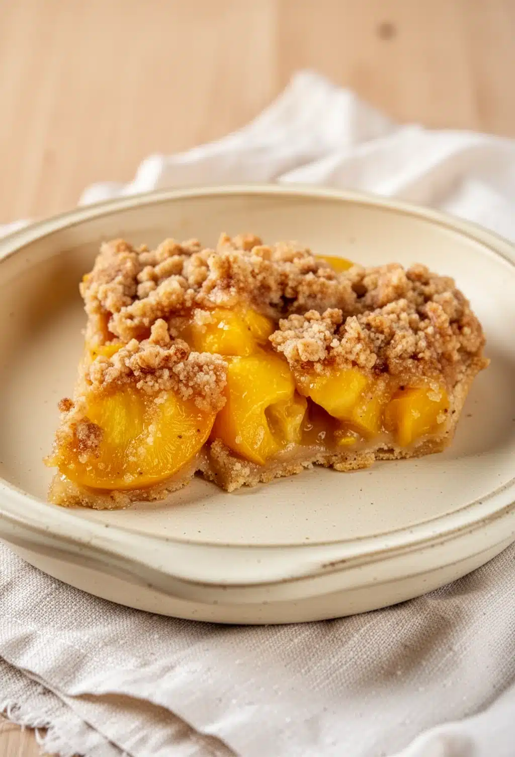 Peach Crumble Pie: A Delightfully Crispy Dessert