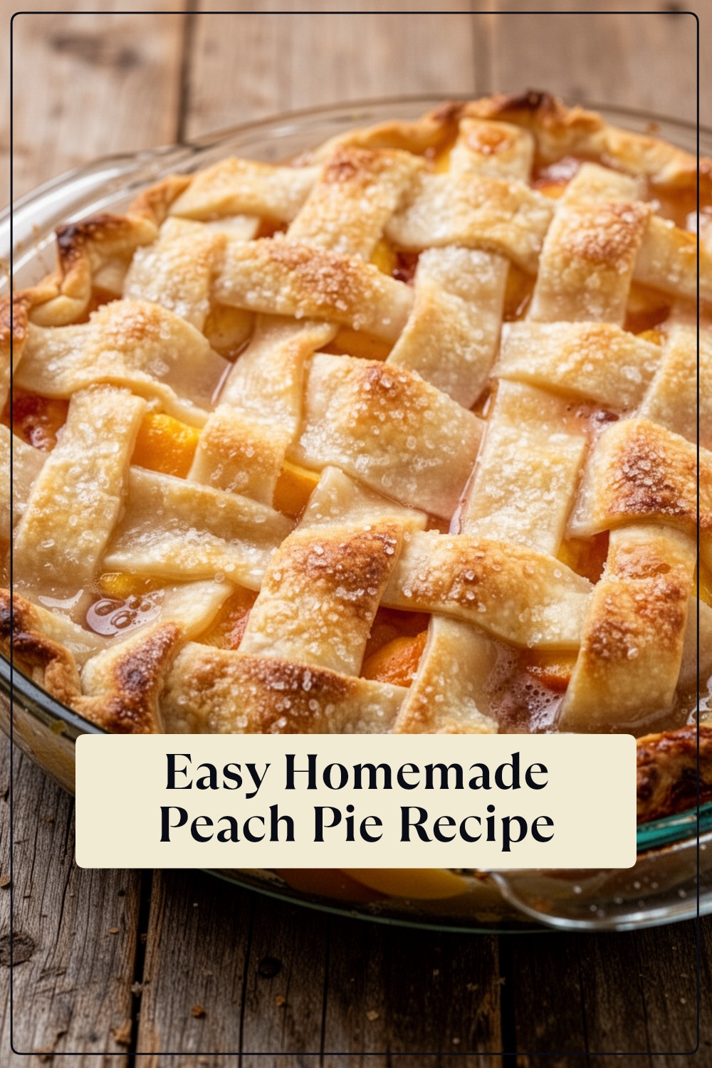 peach pie recipe