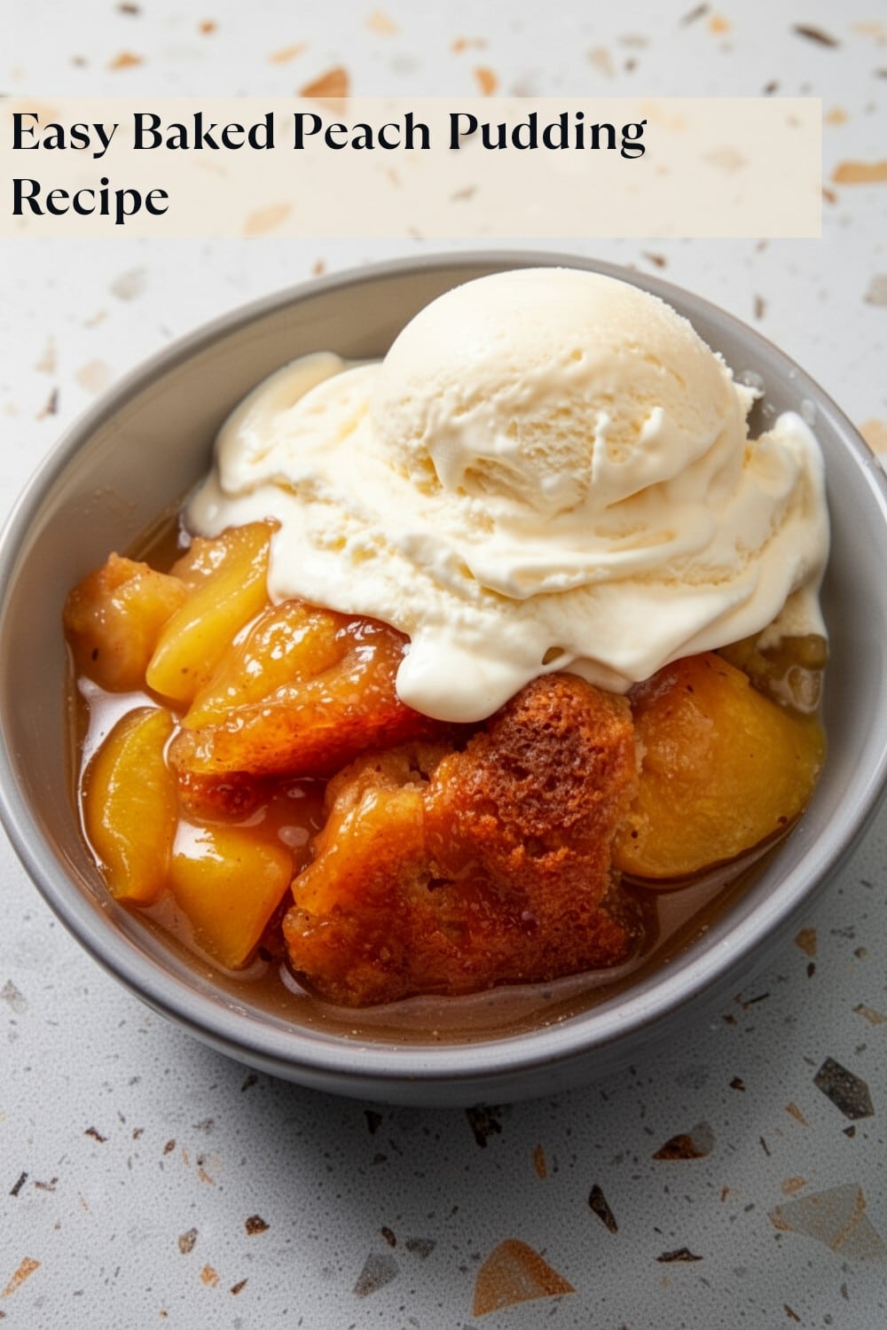 peach pudding