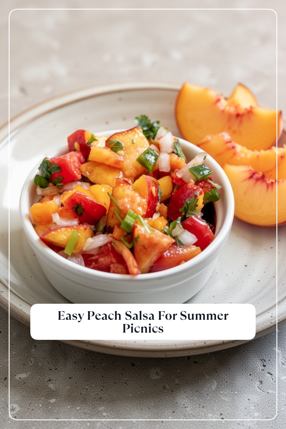 peach salsa