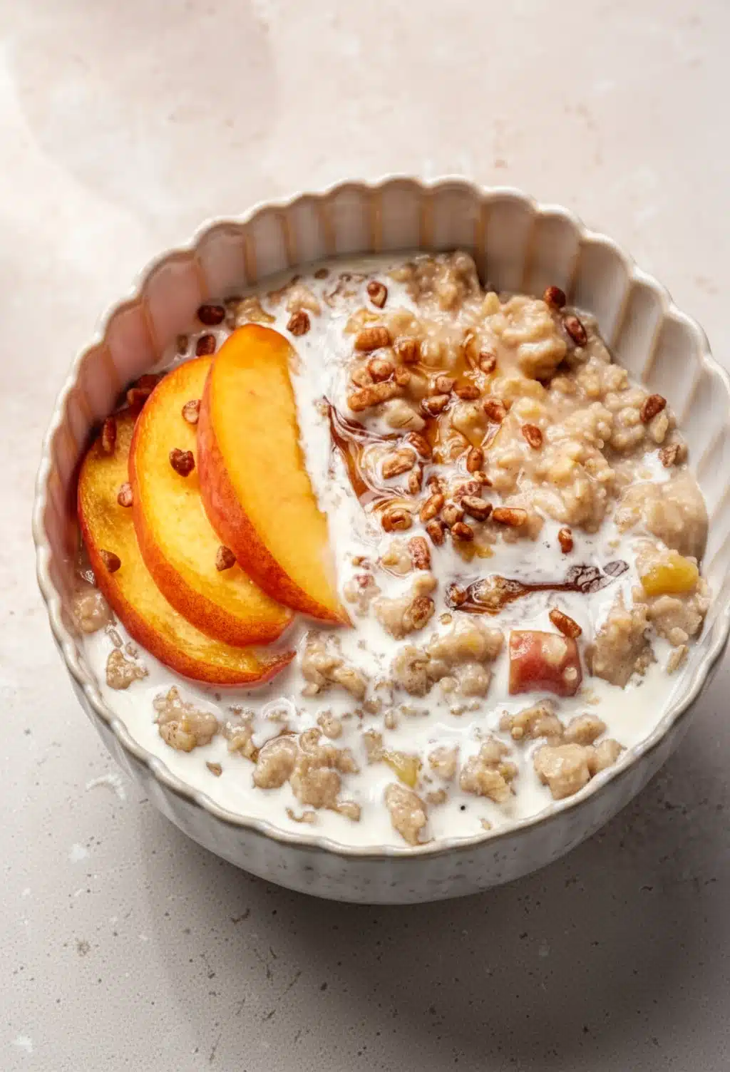 Peaches and Cream Oatmeal: A Creamy Morning Delight