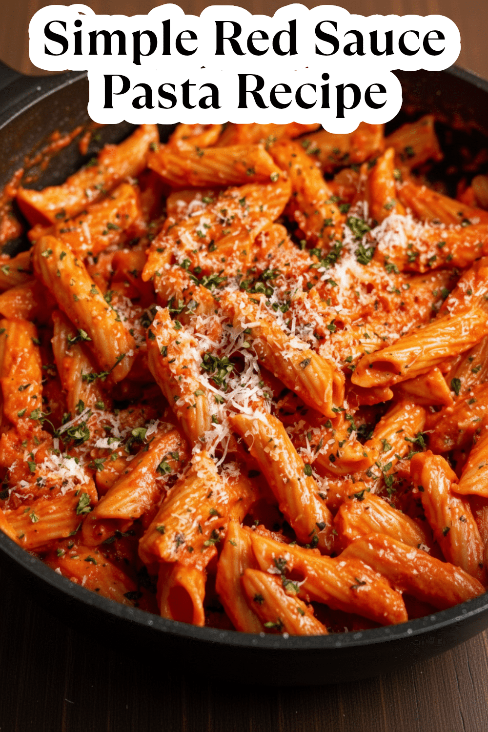 simple red sauce pasta recipe