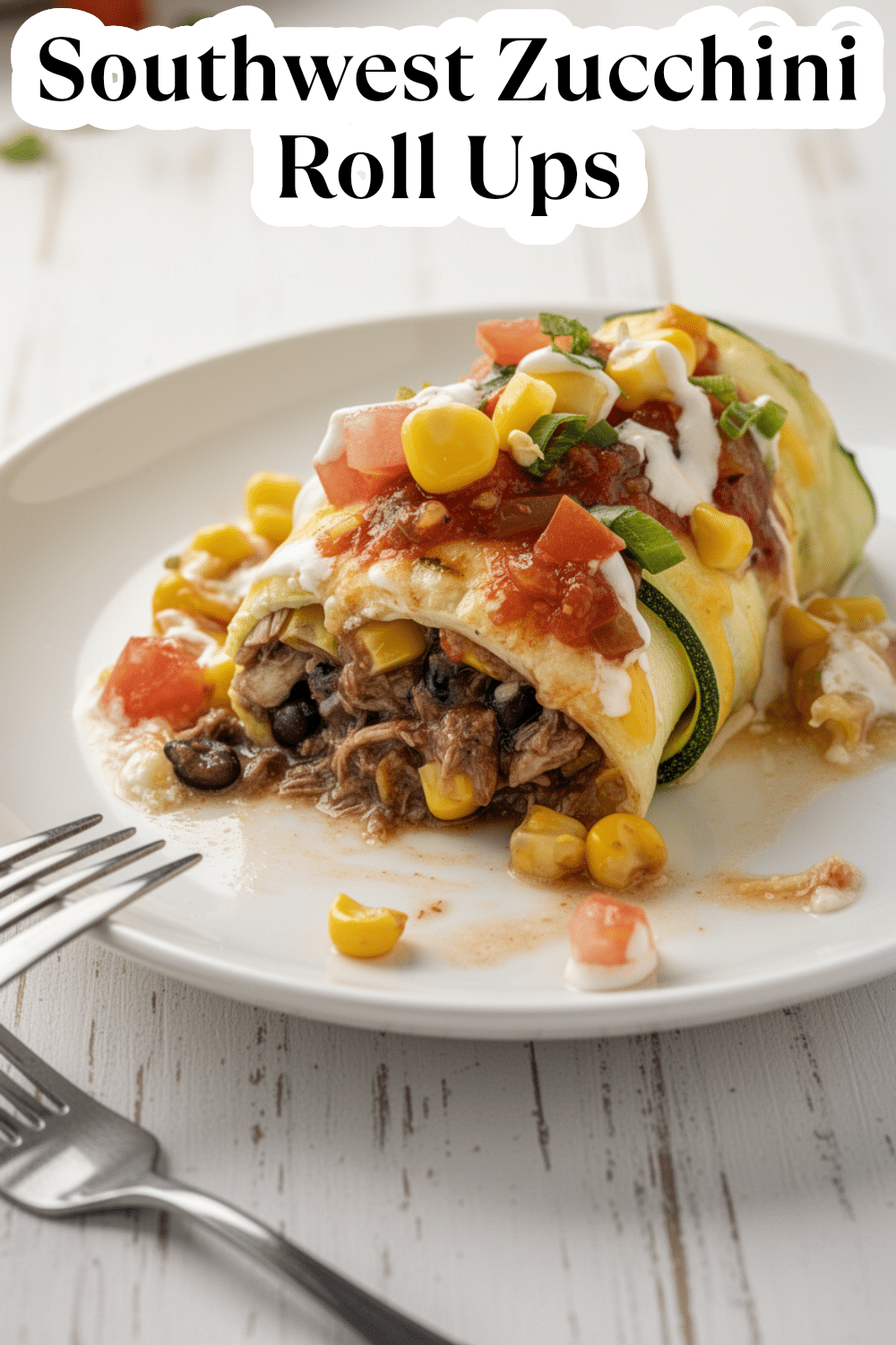 southwest zucchini roll ups