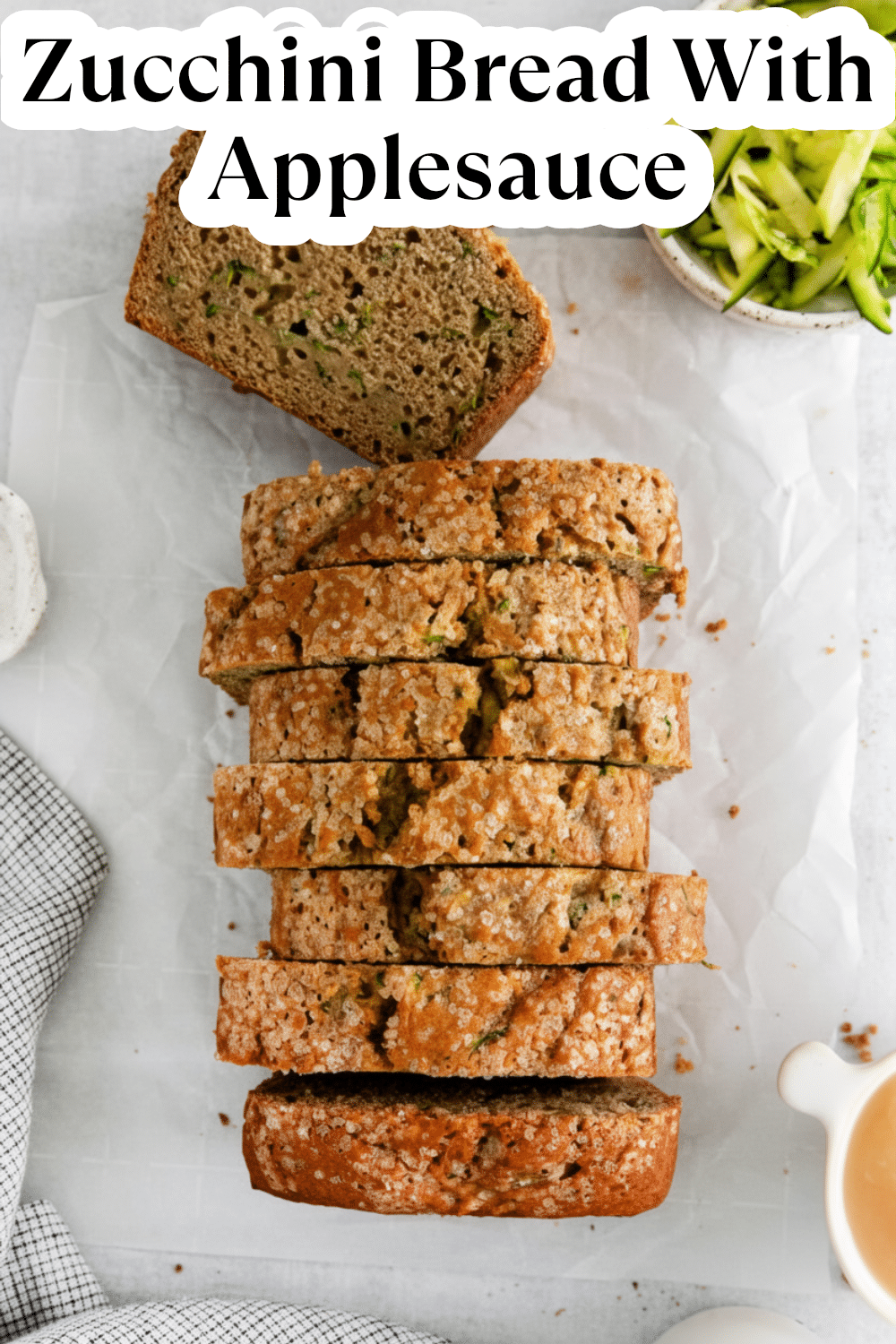 zucchini bread with applesauce