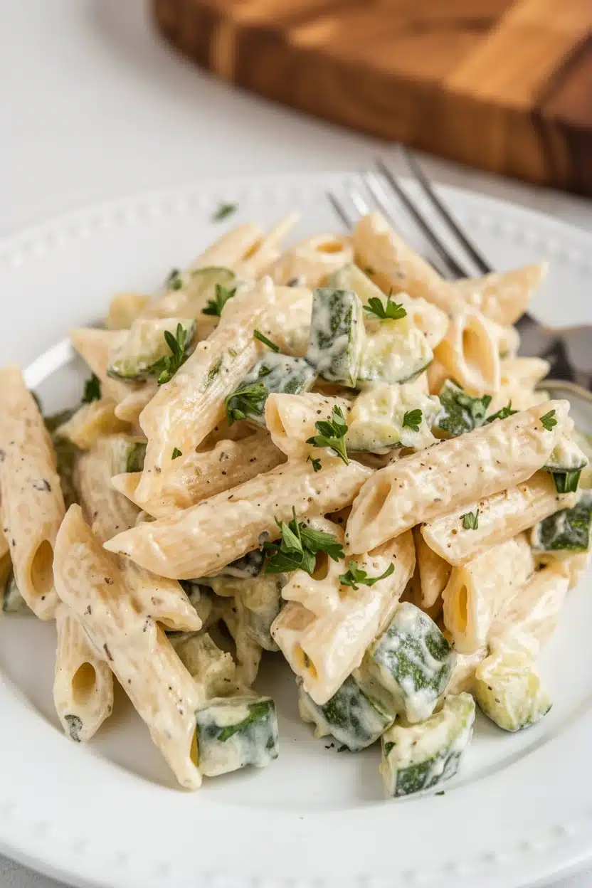 Zucchini Cream Cheese Pasta: A Creamy Delight
