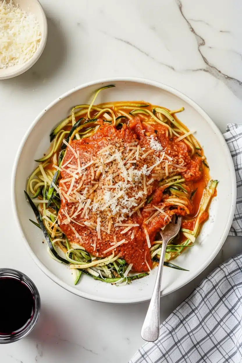How to Make Zucchini Noodles with Marinara Sauce: A Simple Delight