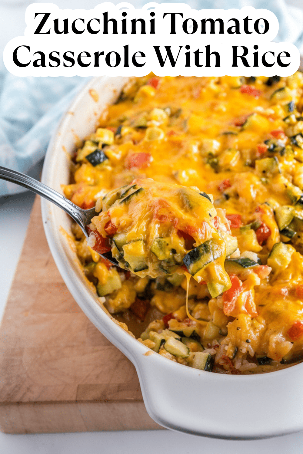 zucchini tomato casserole with rice