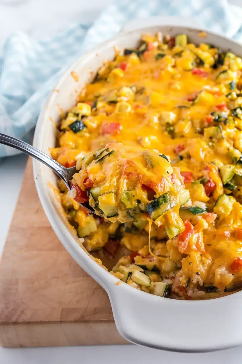 Zucchini Tomato Casserole with Rice: A Flavorful Delight