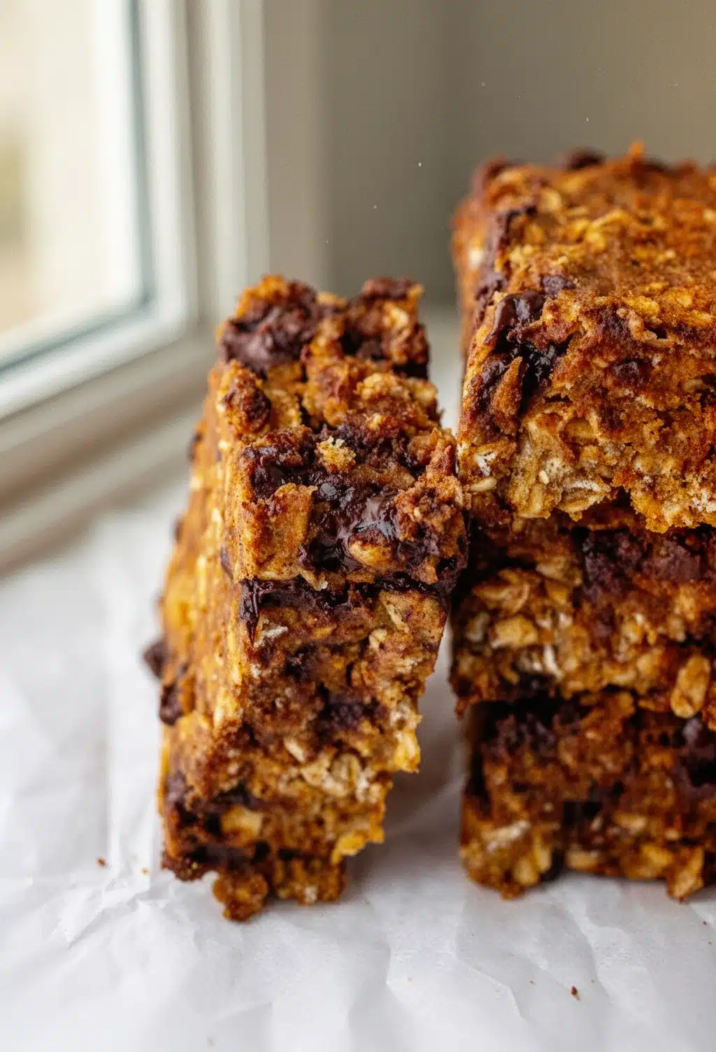 Banana Pumpkin Bars with Chocolate Chips Moist banana pumpkin bars with chocolate chips, perfect for healthy snacking