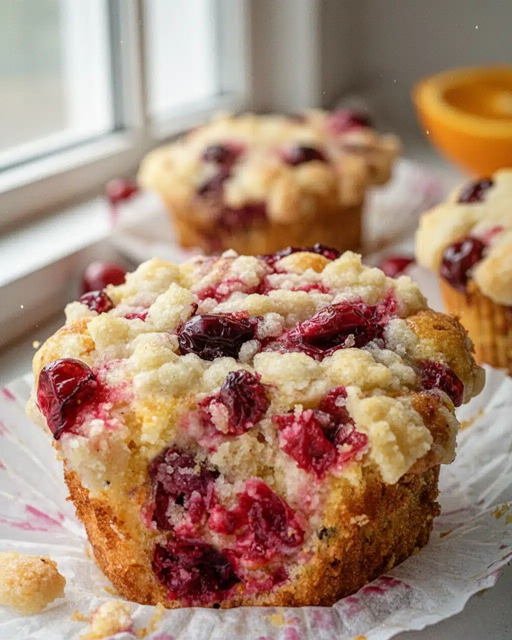 Best Cranberry Orange Muffins with Streusel Topping Best cranberry orange muffins with streusel topping and fresh cranberries