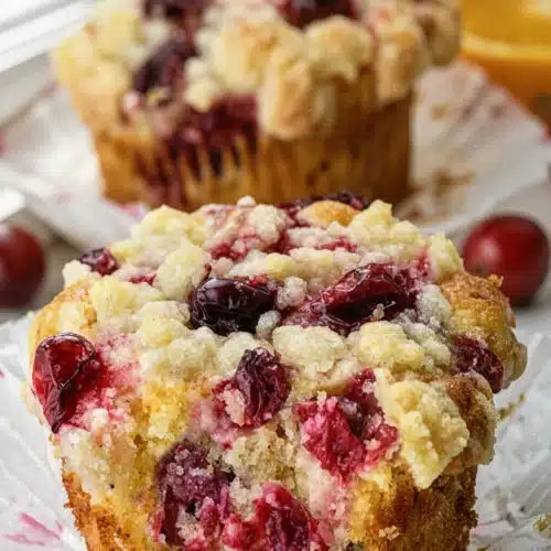 Best Cranberry Orange Muffins: Delightfully Easy and Flavorful 1 Best cranberry orange muffins with streusel topping and fresh cranberries
