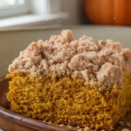 How to Make Pumpkin Crumb Cake: A Delicious Delight 1 Moist pumpkin crumb cake with crunchy topping, perfect for fall baking.