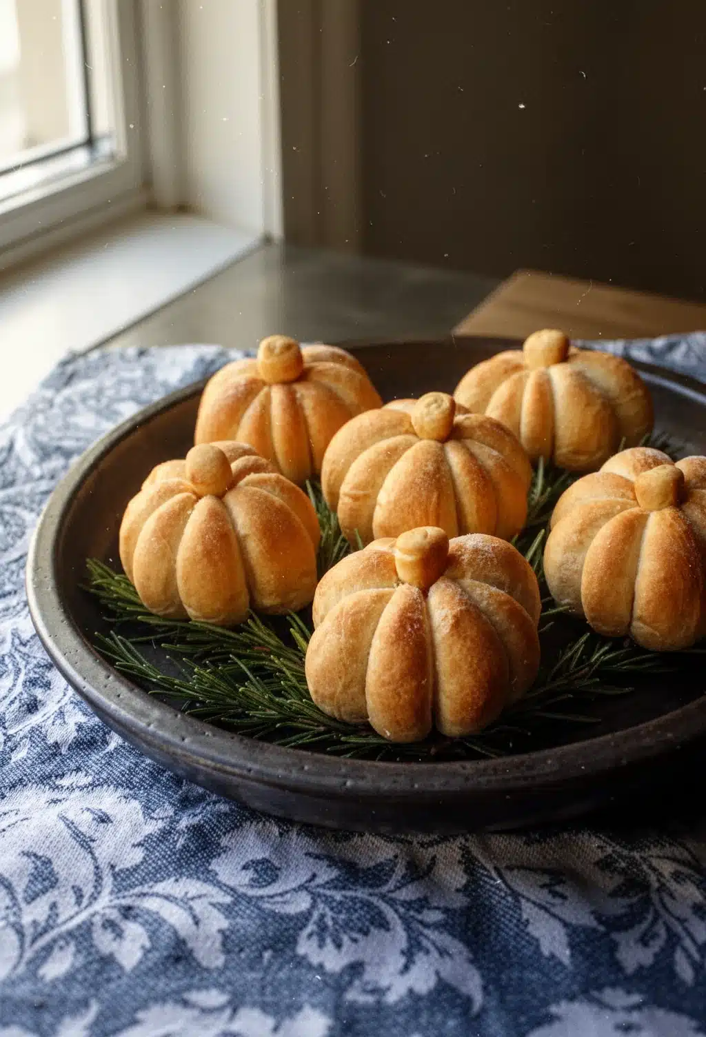 Pumpkin-Shaped Dinner Rolls: A Delightful Treat!